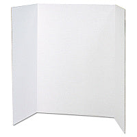 Pacon Spotlight Presentation Board, 48 x 36, White Front/Natural Kraft Back, 24/Carton (3763)