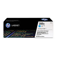 HP 305A, (CE411A) Cyan Original LaserJet Toner Cartridge