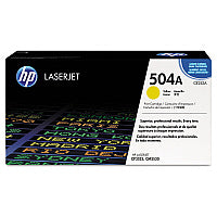 HP 504A, (CE252A) Yellow Original LaserJet Toner Cartridge