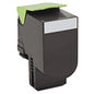 Lexmark 80C10K0 Return Program Toner, 1,000 Page-Yield, Black
