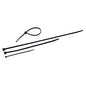 Tatco Nylon Cable Ties, 11 x 0.19, 50 lb, Black, 500/Pack (22700)