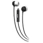 Maxell In-Ear Buds with Built-in Microphone, 4 ft Cord, Black (190300)