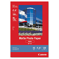 Canon Matte Photo Paper, 4 x 6, Matte White, 120/Pack (7981A014)