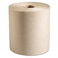 Marcal PRO 100% Recycled Hardwound Roll Paper Towels, 1-Ply, 7.88" x 800 ft, Natural, 6 Rolls/Carton (P728N)