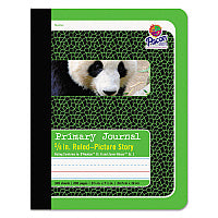 Pacon Primary Journal, D'Nealian K, Zaner-Bloser 1, Manuscript Format, Green Cover, (100) 9.75 x 7.5 Sheets (2428)