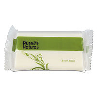 Pure & Natural Body and Facial Soap, Fresh Scent, # 1 1/2, 500/Carton (500150)