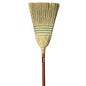 Rubbermaid Commercial Corn-Fill Broom, Corn Fiber Bristles, 38" Overall Length, Blue (6383)