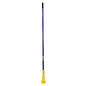 Rubbermaid Commercial Gripper Fiberglass Mop Handle, 1" dia x 60", Blue/Yellow (H246BLU)