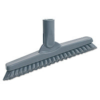 Unger SmartColor Swivel Corner Brush, Black Polypropylene Bristles, 8.83" Brush, Gray Plastic Handle (CB20G)