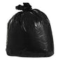 Trinity Plastics Low-Density Can Liners, 33 gal, 1.25 mil, 33" x 39", Black, Flat Pack, 100/Carton (ML3339H)