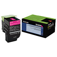 Lexmark 70C1XM0 Return Program Extra High-Yield Toner, 4,000 Page-Yield, Magenta
