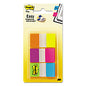 Post-it Page Flags in Portable Dispenser, Assorted Brights, 60 Flags/Pack (680EGALT)