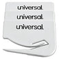 Universal Letter Slitter Hand Letter Opener with Concealed Blade, 2.5", White, 3/Pack (UNV31803)