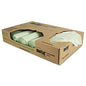 Heritage Biotuf Compostable Can Liners, 32 gal, 1 mil, 34" x 48", Green, 20 Bags/Roll, 5 Rolls/Carton (Y6848YER01)