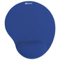 Innovera Mouse Pad with Fabric-Covered Gel Wrist Rest, 10.37 x 8.87, Blue (IVR50447)
