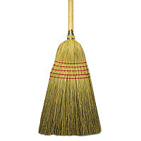 Boardwalk(R) Corn/Fiber Lobby Brooms, 53.5", Natural, 6/Carton (BWKBR10004)