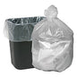 Good 'n Tuff Waste Can Liners, 10 gal, 6 mic, 24" x 24", Natural, 50 Bags/Roll, 20 Rolls/Carton (GNT2424)