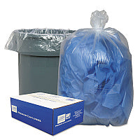 Classic Clear Linear Low-Density Can Liners, 45 gal, 0.63 mil, 40" x 46", Clear, 25 Bags/Roll, 10 Rolls/Carton (404616C)
