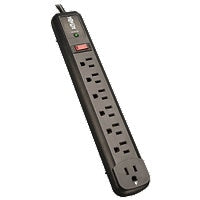 Tripp Lite Surge Protector Power Strip 7 Outlet, 6 Right Angle, 4ft Cord