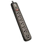 Tripp Lite Surge Protector Power Strip 7 Outlet, 6 Right Angle, 4ft Cord