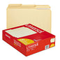 Universal Double-Ply Top Tab Manila File Folders, 1/3-Cut Tabs: Assorted, Letter Size, 0.75" Expansion, Manila, 100/Box (UNV16113)