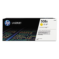HP 508X, (CF362X) High-Yield Yellow Original LaserJet Toner Cartridge