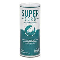 Fresh Products Super-Sorb Liquid Spill Absorbent, Lemon Scent, 720 oz Absorbing Volume, 12 oz Shaker Can (614SSEA)