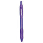 Paper Mate Profile Ballpoint Pen, Retractable, Bold 1.4 mm, Purple Ink, Translucent Purple Barrel, Dozen (35830)