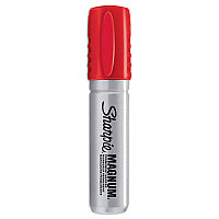 Sharpie Magnum Permanent Marker, Broad Chisel Tip, Red (44002)