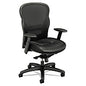 HON Wave Mesh High-Back Task Chair, Supports Up to 250 lb, 19.25" to 22" Seat Height, Black (VL701SB11)