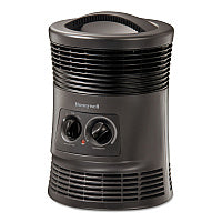 Honeywell 360 Surround Fan Forced Heater, 1,500 W, 9 x 9 x 12, Gray (HHF360VV2)