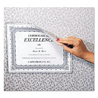 C-Line Cubicle Keepers Hook and Loop-Backed Display, 9.2 x 11.41, Velcro Mount, Clear, 25/Pack (38991)