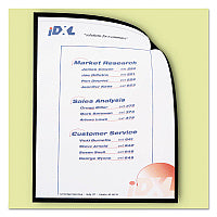 C-Line Magnetic Cubicle Keepers Display Holders, 9.2 x 11.69, Magnetic Mount, Clear, 25/Pack (37991)