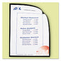 C-Line Magnetic Cubicle Keepers Display Holders, 9.2 x 11.69, Magnetic Mount, Clear, 25/Pack (37991)