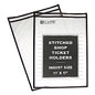 C-Line Shop Ticket Holders, Stitched, Both Sides Clear, 75", 11 x 17, 25/Box (46117)