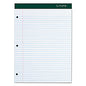 TOPS Double Docket Ruled Pads with Extra Sturdy Back, Medium/College Rule, 100 White 8.5 x 11.75 Sheets (63384)