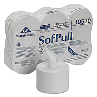 SofPull(R) Professional High Capacity Center Pull Toilet Paper, 2-Ply, 1000 Sheet Rolls, 6 Rolls (19510)