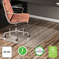 Deflecto EconoMat All Day Use Chair Mat for Hard Floors, Rolled Packed, 45 x 53, Clear (CM21242COM)