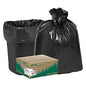 Earthsense Linear Low Density Recycled Can Liners, 16 gal, 0.85 mil, 24" x 33", Black, 25 Bags/Roll, 20 Rolls/Carton (RNW3310)