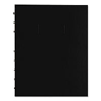 Blueline NotePro Quad Notebook, Data/Lab-Record Format with Narrow and Quadrille Rule Sections, Black Cover, (96) 9.25 x 7.25 Sheets (A44C81)