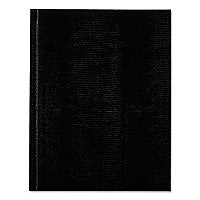 Blueline Executive Notebook, 1-Subject, Medium/College Rule, Black Cover, (150) 9.25 x 7.25 Sheets (A7BLK)