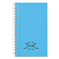 National Paper Paper Blanc Xtreme White Wirebound Memo Books, Narrow Rule, Randomly Assorted Cover Color, (60) 5 x 3 Sheets (31220)
