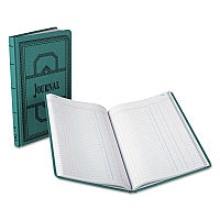 Boorum & Pease Account Journal, Journal-Style Rule, Blue Cover, 11.75 x 7.25 Sheets, 300 Sheets/Book (66300J)