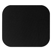 Fellowes Polyester Mouse Pad, 9 x 8, Black (58024)