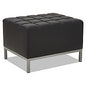 Alera QUB Series Ottoman, 26.38w x 21.5d x 17.5h, Black (ALEQB8216)