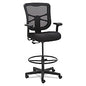Alera Elusion Series Mesh Stool, Supports Up to 275 lb, 22.6" to 31.6" Seat Height, Black (ALEEL4614)