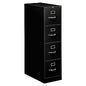 HON 310 Series Vertical File, 4 Letter-Size File Drawers, Black, 15" x 26.5" x 52" (314PP)