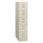 HON 310 Series Vertical File, 5 Letter-Size File Drawers, Light Gray, 15" x 26.5" x 60" (315PQ)