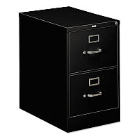 HON 310 Series Vertical File, 2 Legal-Size File Drawers, Black, 18.25" x 26.5" x 29" (312CPP)
