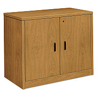 HON 10500 Series Storage Cabinet w/Doors, 36w x 20d x 29.5h, Harvest (105291CC)